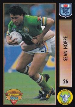 1994 Dynamic Rugby League Series 1 #26 Sean Hoppe Front